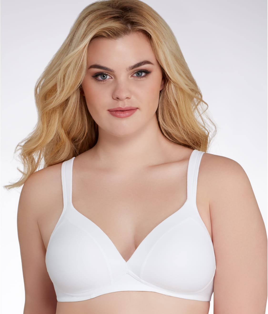 Olga 44DD Play It Cool Wire-Free Contour T-Shirt Bra with Lift GM2281A 